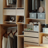 Vicco Armadio Sonoma 100 x 200 cm Set di 3