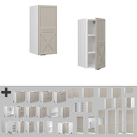 Vicco Pensile da cucina GrigioBeige 30 cm