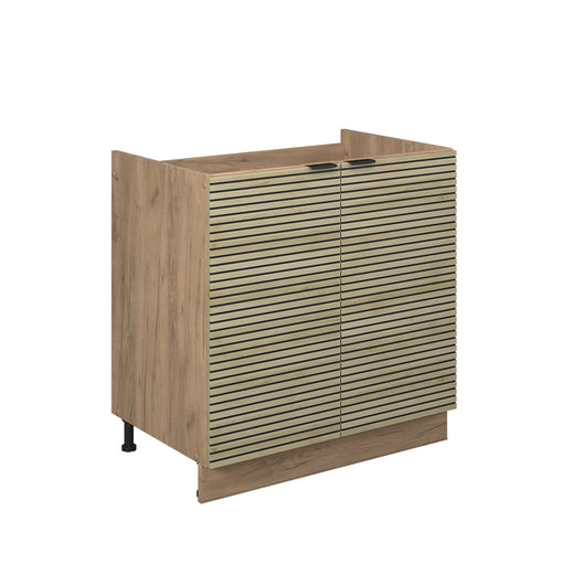 Vicco Mobili per lavelli da cucina  Pannello in quercia 80 cm senza piano di lavoro