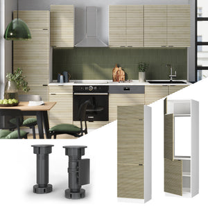 Vicco Armadio frigorifero Pannello in quercia 60 cm