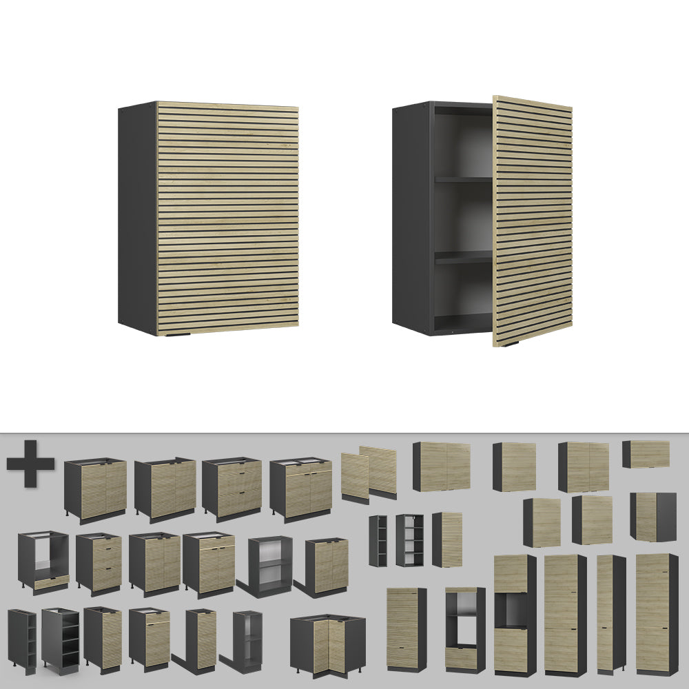 Vicco Pensile da cucina Pannello in quercia 50 cm