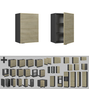 Vicco Pensile da cucina Pannello in quercia 50 cm