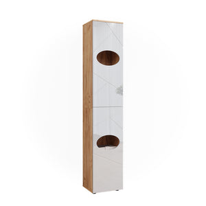 Vicco Mobiletto Rovere Goldkraft/bianco lucido 37.2 x 192 cm