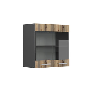 Vicco Mobile da cucina in vetro Rovere artigianale 60 cm