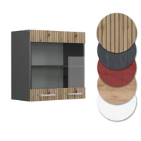 Vicco Mobile da cucina in vetro Rovere artigianale 60 cm