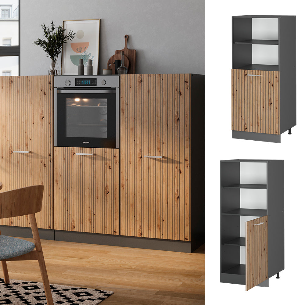 Vicco Mobile per forno da incasso Rovere artigianale 60 cm