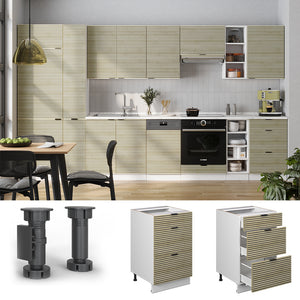 Vicco Mobili da cucina  Pannello in quercia 50 cm , AP Goldkraft