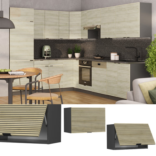 Vicco Pensile da cucina Pannello in quercia 60 cm Piatto