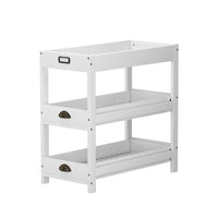 Vicco Scaffalatura di stoccaggio Bianco 33 x 66 cm con 3 ripiani
