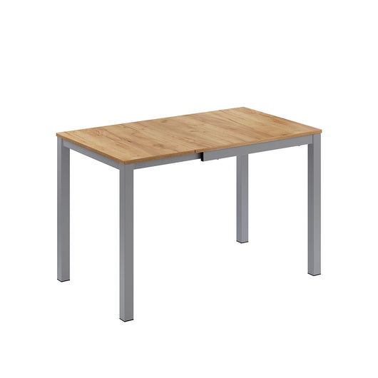 Vicco Tavolo da pranzo Quercia/grigio 120 x 70 cm Estensibile