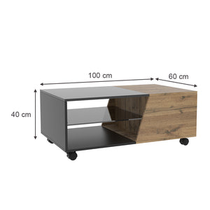 Vicco Tavolino Legno 100 x 60 cm