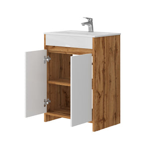 Vicco Mobiletto Quercia dorata 2 parti