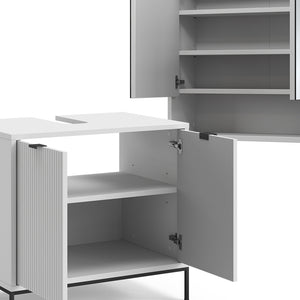 Vicco Set di mobili da bagno Bianco 2 parti