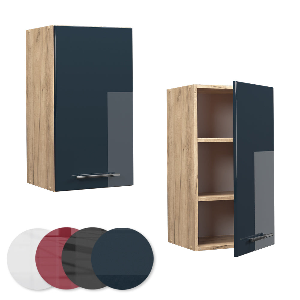 Vicco Mobili da cucina  Blu scuro lucido 40 cm