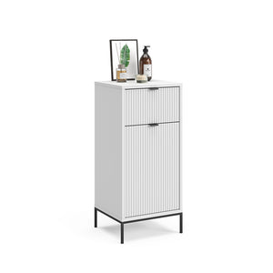 Vicco Mobile midi Bianco 40 x 87 cm con anta e cassetto