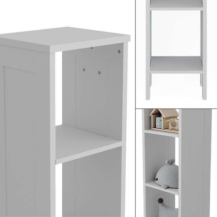 Vitalispa Scaffale per bambini Bianco 35.2 x 159.5 cm