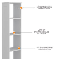Vitalispa Scaffale per bambini Bianco 35.2 x 159.5 cm