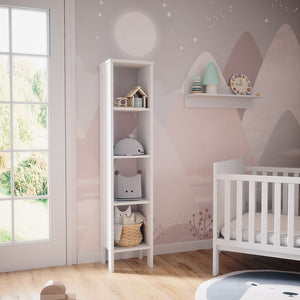 Vitalispa Scaffale per bambini Bianco 35.2 x 159.5 cm