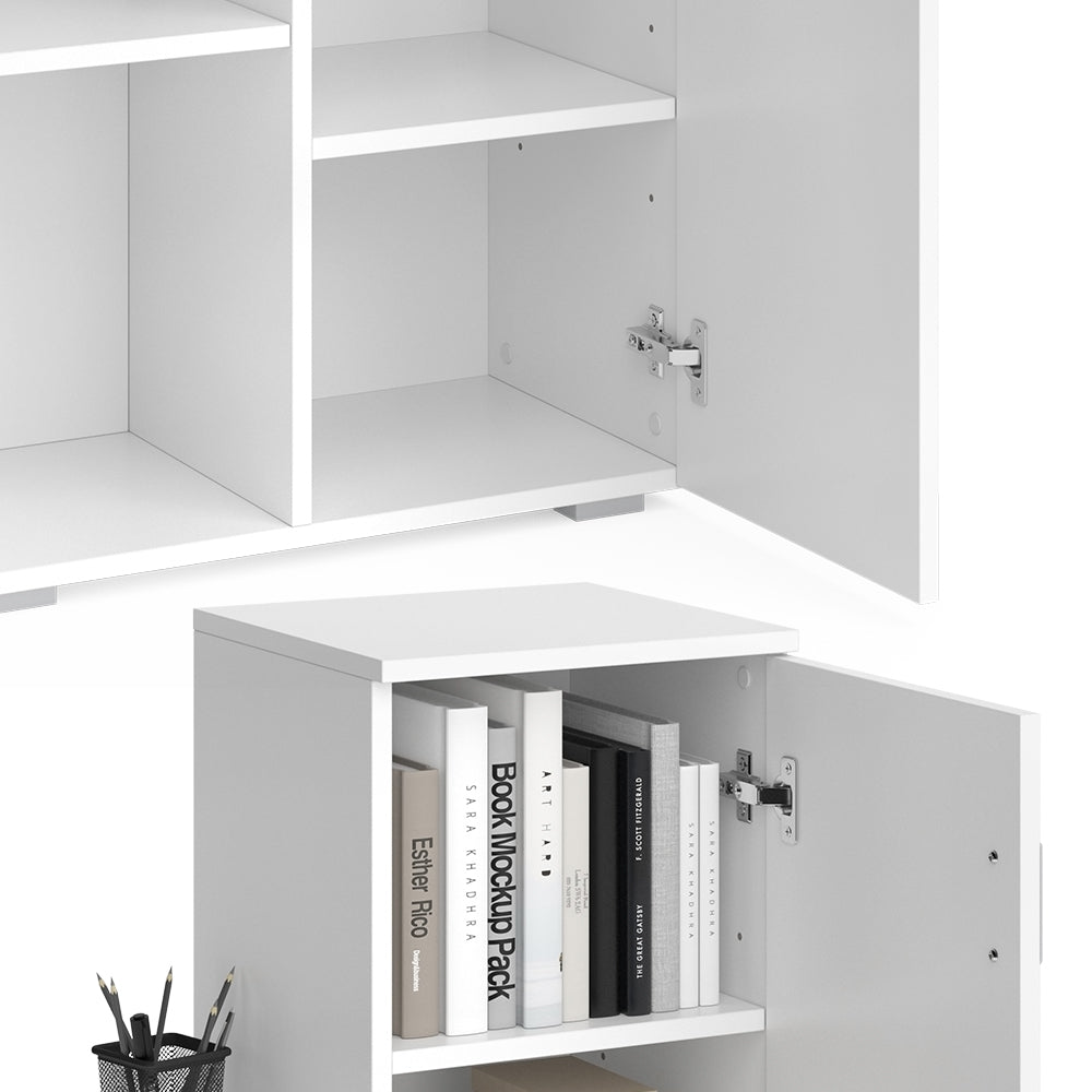 Vicco Scrivania per computer Bianco 141.2 x 45.2 cm