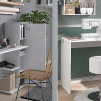 Vicco Scrivania per computer Bianco 141.2 x 45.2 cm