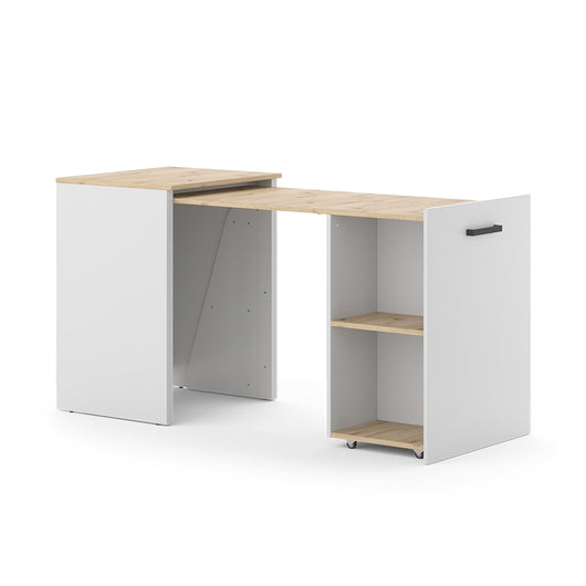 Vicco Scrivania Greige/rovere artigianale 60 x 50.4 cm Estensibile