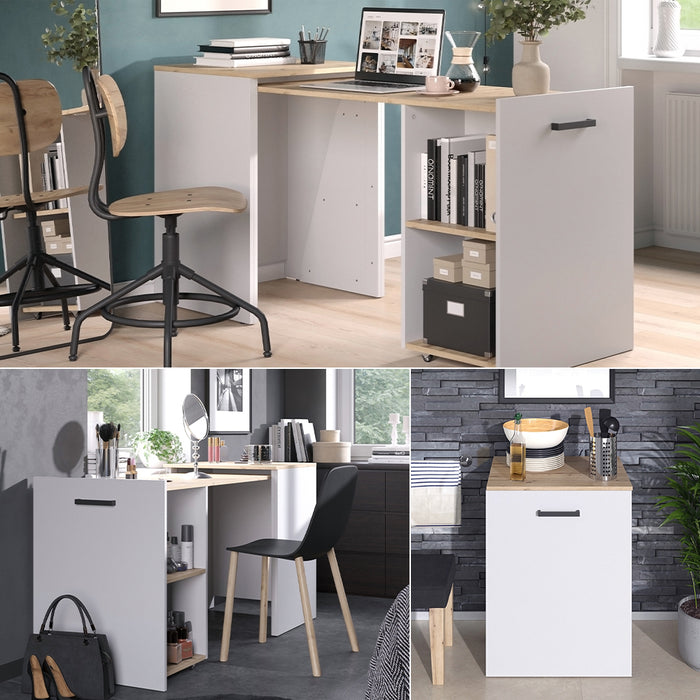 Vicco Tavolo da pranzo  Greige/rovere artigianale 60 x 50.4 cm Estensibile