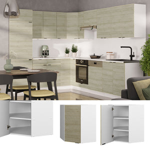 Vicco Mobile angolare da cucina Pannello in quercia 57 cm