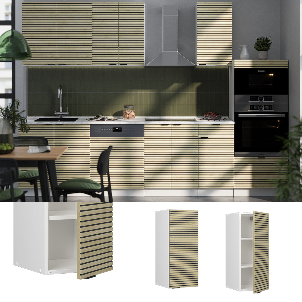 Vicco Pensile da cucina Pannello in quercia 30 cm