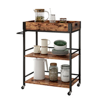 Vicco Carrello di servizio Rovere rustico 65 x 84.5 cm