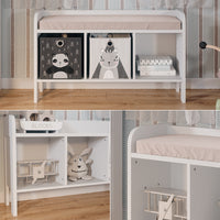 Vitalispa Scaffale per bambini Bianco 107.2 x 63.8 cm