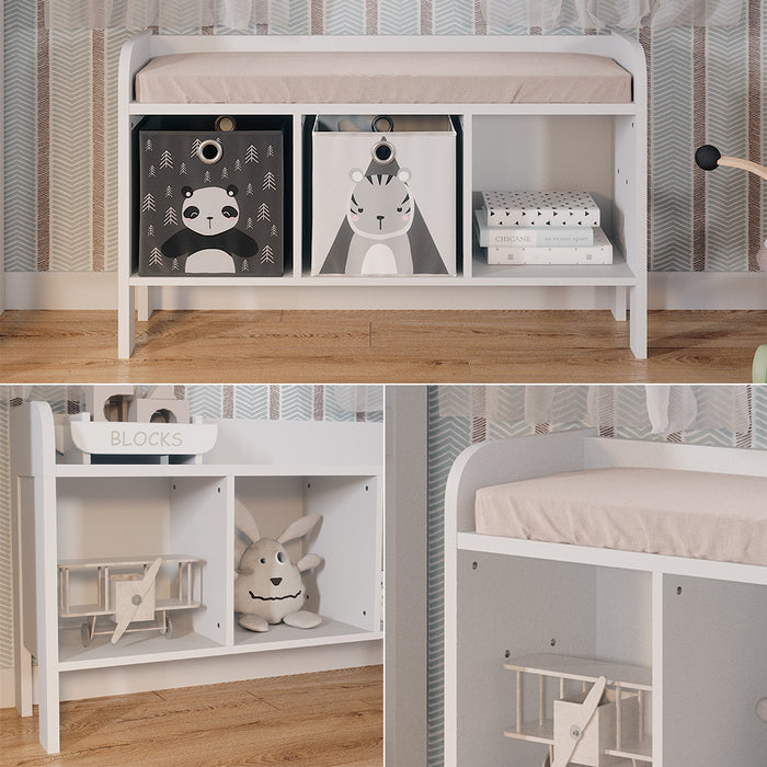 Vitalispa Scaffale per bambini Bianco 107.2 x 63.8 cm