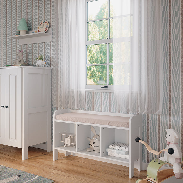 Vitalispa Scaffale per bambini Bianco 107.2 x 63.8 cm