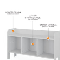 Vitalispa Scaffale per bambini Bianco 107.2 x 63.8 cm