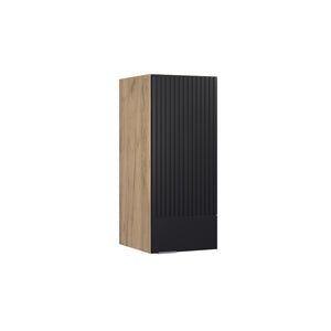 Vicco Pensile da cucina Nero a righe 30 cm