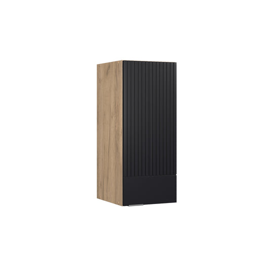 Vicco Pensile da cucina Nero a righe 30 cm