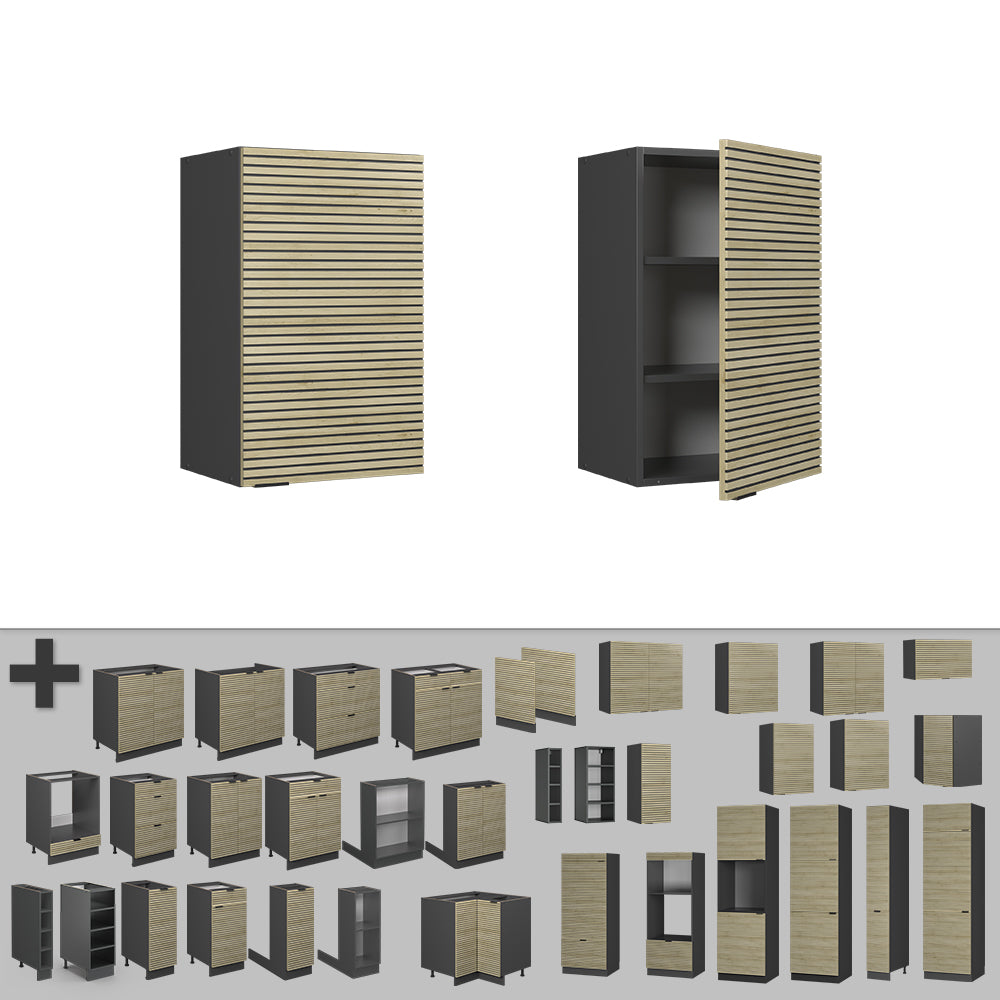 Vicco Pensile da cucina Pannello in quercia 45 cm