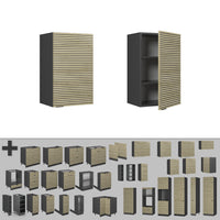 Vicco Pensile da cucina Pannello in quercia 45 cm