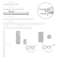 Vicco Striscia LED bianca 50 cm