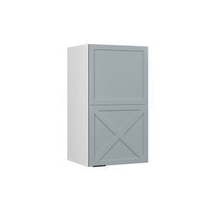 Vicco Pensile da cucina Blu-grigio chiaro 40 cm