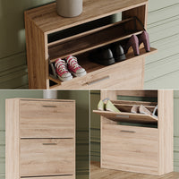 Vicco Scarpiera Sonoma 59 x 137 cm con 4 scomparti