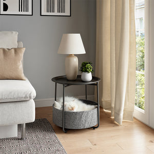 Vicco Tavolino Nero 47 x 50 cm