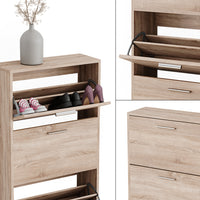 Vicco Scarpiera Sonoma 59 x 137 cm con 4 scomparti