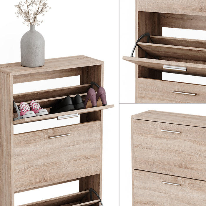 Vicco Scarpiera Sonoma 59 x 137 cm con 4 scomparti