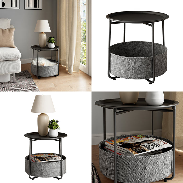 Vicco Tavolino Nero 47 x 50 cm