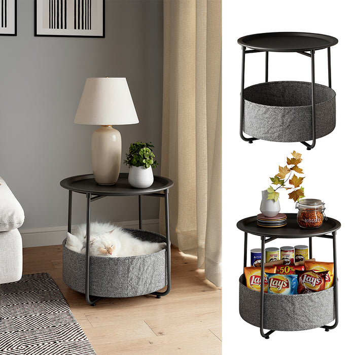 Vicco Tavolino Nero 47 x 50 cm