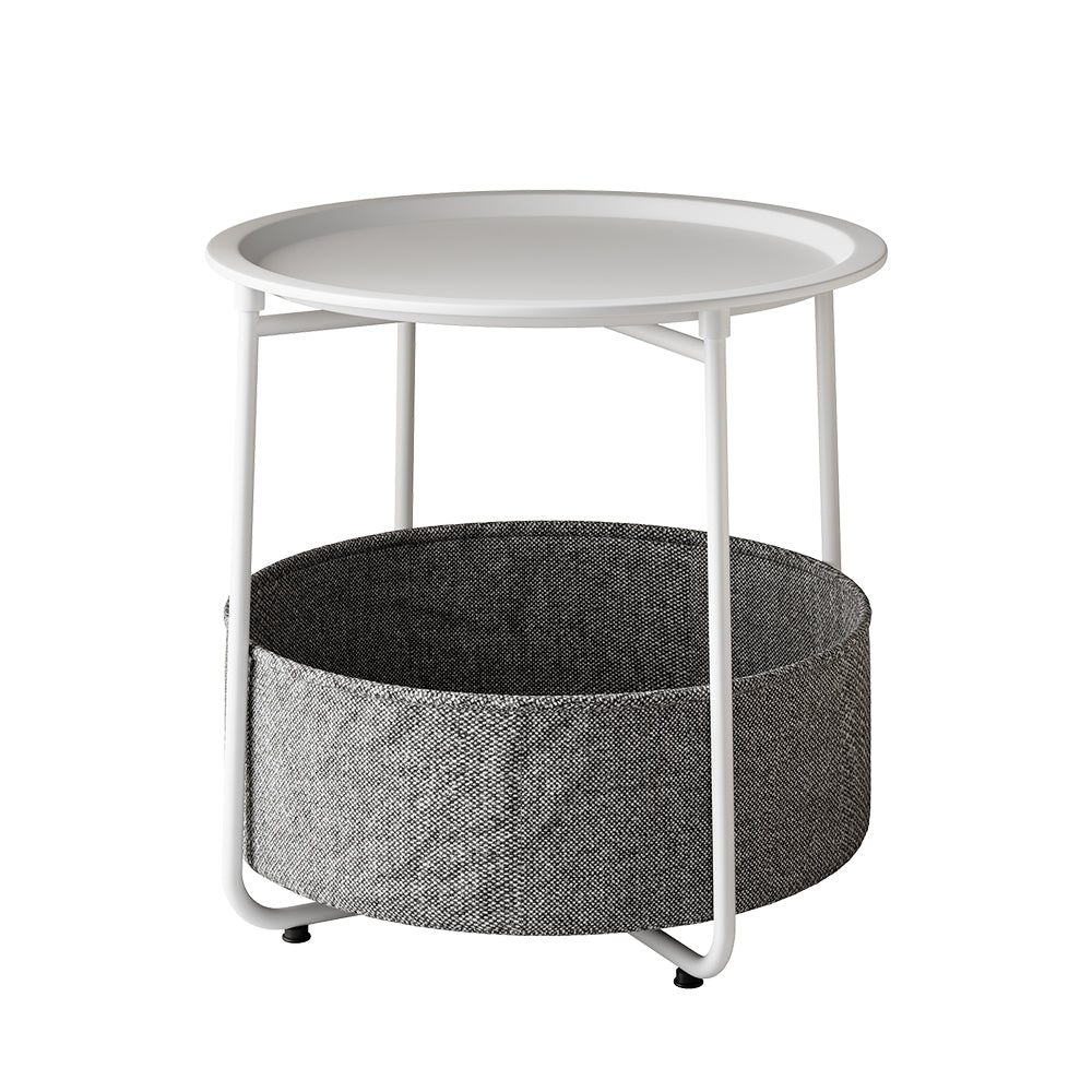 Vicco Tavolino da caffè Bianco 47 x 50 cm