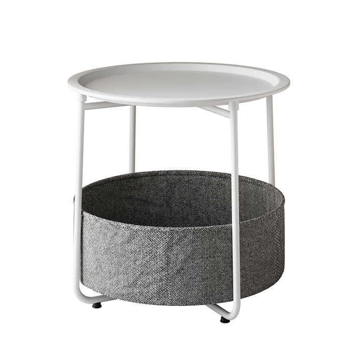 Vicco Tavolino da caffè Bianco 47 x 50 cm