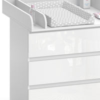 Vicco Fasciatoio Bianco 80 x 85.4 cm con 3 cassetti