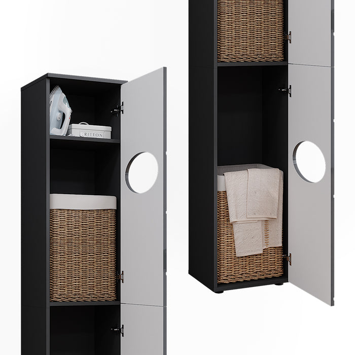 Vicco Armadio per la biancheria Antracite 32 x 192 cm