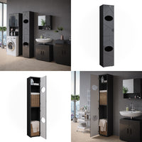 Vicco Armadio per la biancheria Antracite 32 x 192 cm